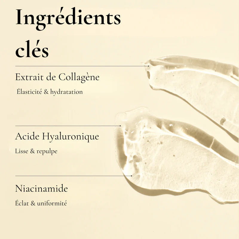 Masque hydratant au collagène